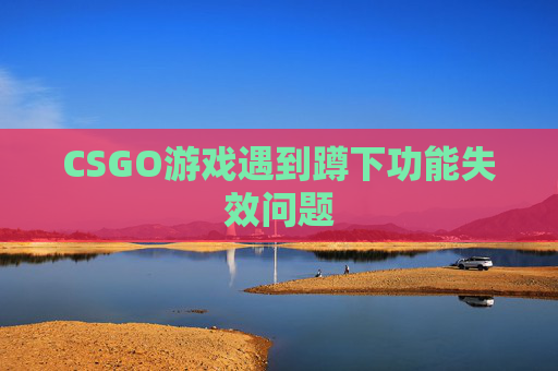CSGO游戏遇到蹲下功能失效问题