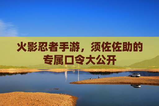火影忍者手游，须佐佐助的专属口令大公开