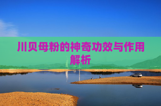 川贝母粉的神奇功效与作用解析