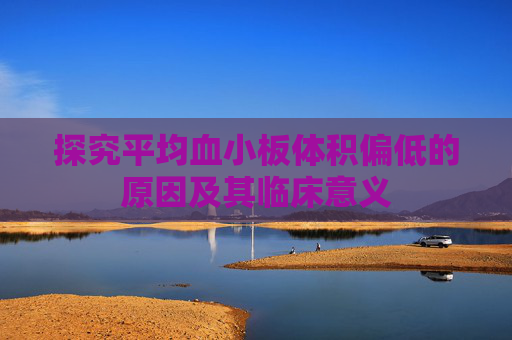探究平均血小板体积偏低的原因及其临床意义
