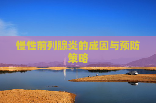 慢性前列腺炎的成因与预防策略