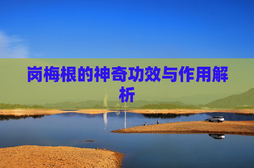 岗梅根的神奇功效与作用解析