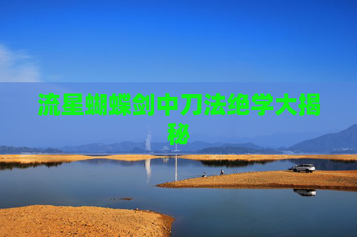 流星蝴蝶剑中刀法绝学大揭秘
